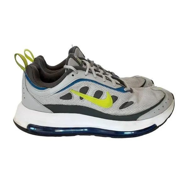 Nike Air Max AP Mens 8.5 Gray Running Shoes Lace Up Sneakers CU4826-009