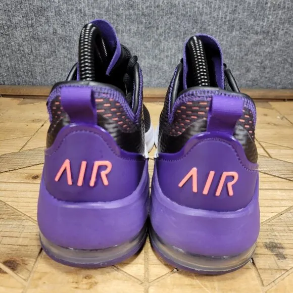 Nike Air Max Motion 2 Women's Size 10.5  Black/White/Blue Orchid (Purple) Shoes