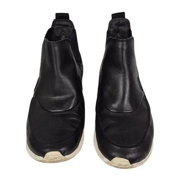 Nike Air Max Thea Mid Black Sail Leather Womens Sneaker Boots 9