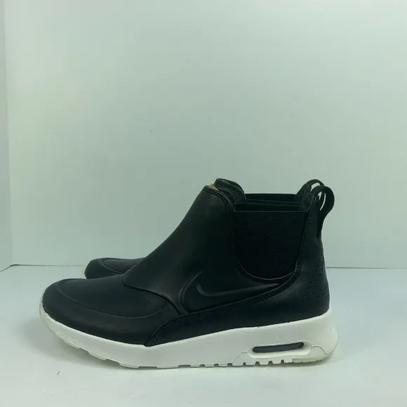 Nike Air Max Thea Mid Boot Black/Reflect Silver 859550-001 Womens Size