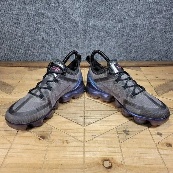 Nike Air Vapormax 2019 Throwback Future Shoes Women's Size 7 Gray Black Laser