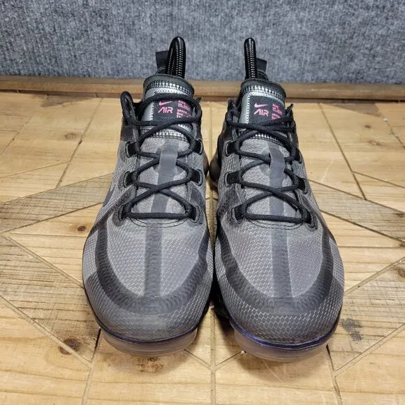 Nike Air Vapormax 2019 Throwback Future Shoes Women's Size 7 Gray Black Laser