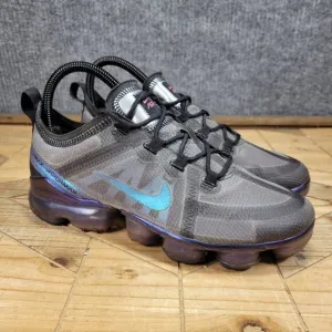 Nike Air Vapormax 2019 Throwback Future Shoes Women's Size 7 Gray Black Laser