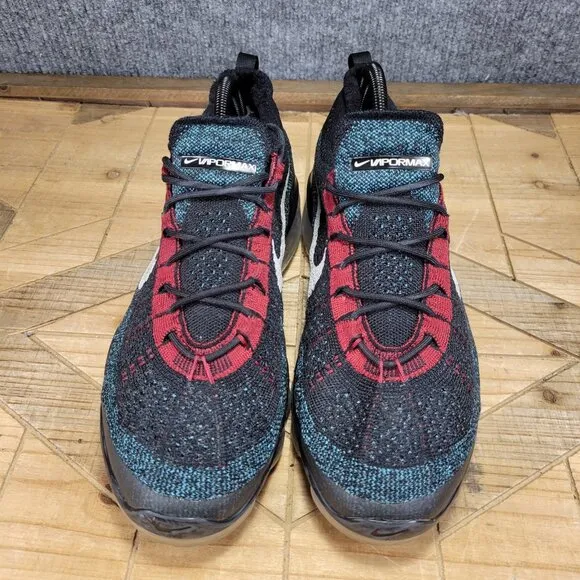 Nike Air VaporMax 2023 Flyknit Men's Size 10 Black Red University Blue Shoes
