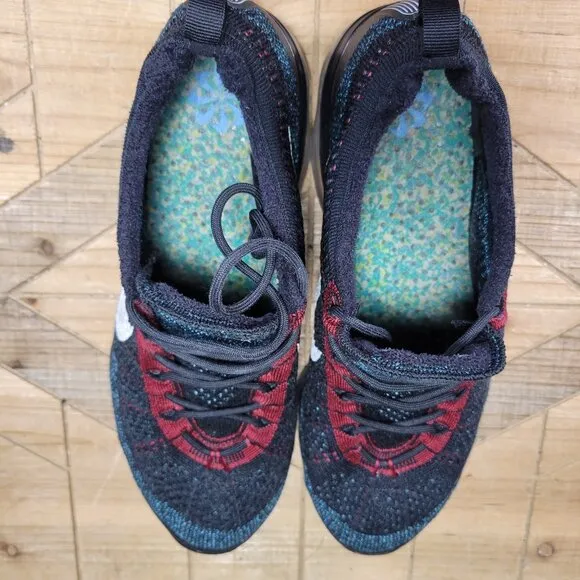 Nike Air VaporMax 2023 Flyknit Men's Size 10 Black Red University Blue Shoes
