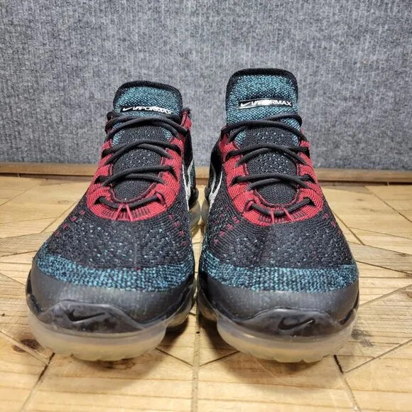 Nike Air VaporMax 2023 Flyknit Men's Size 10 Black Red University Blue Shoes
