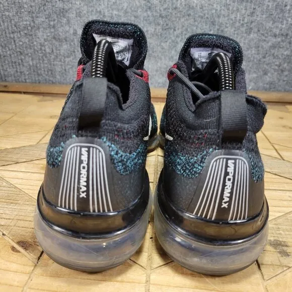 Nike Air VaporMax 2023 Flyknit Men's Size 10 Black Red University Blue Shoes