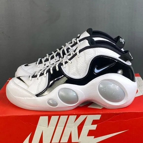 Nike Air Zoom Flight 95 'Black Patent' sneaker shoes mens size 9.5