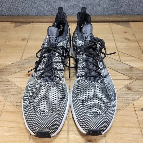 Nike Air Zoom Mariah Flyknit Racer Shoes 918264-015 Oreo Mens Size 12