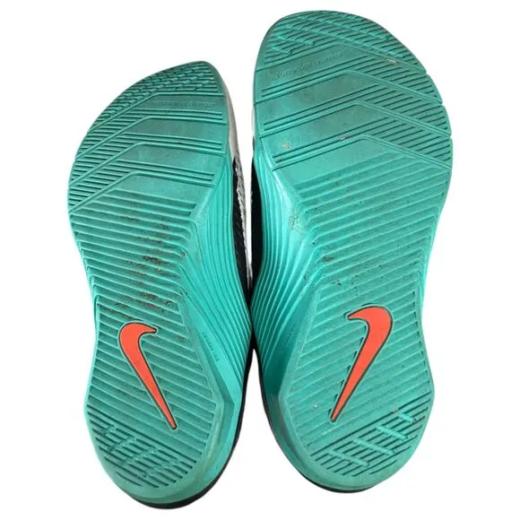 Nike DB3790-020 Metcon 6 Flyease Grey Aqua White Women's Size 6.5