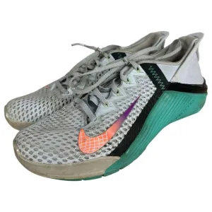 Nike DB3790-020 Metcon 6 Flyease Grey Aqua White Women's Size 6.5