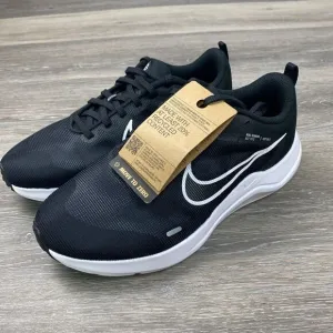 Nike Downshifter 12 Mens 7.5 Wide Black White Training Running Shoes DM0919-001