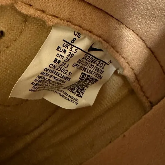 Nike Dunk High Premium High Top Basketball Sneakers Vachetta Tan Shoes