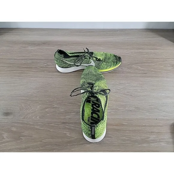 Nike Flyknit Racer 2016 Volt Sequoia‎ Green Black Mens US 11 UK 9 526628-731 Run