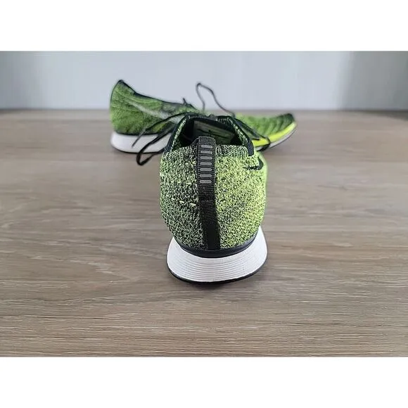 Nike Flyknit Racer 2016 Volt Sequoia‎ Green Black Mens US 11 UK 9 526628-731 Run