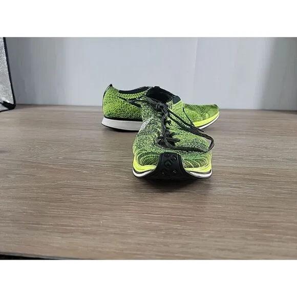 Nike Flyknit Racer 2016 Volt Sequoia‎ Green Black Mens US 11 UK 9 526628-731 Run