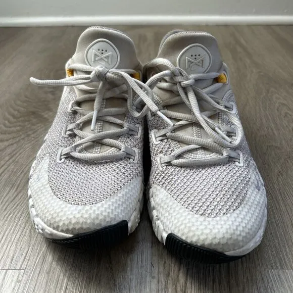 Nike Free Metcon 4 Mens 9 Cross Training Gym Shoes White Sneakers CZ0596-135