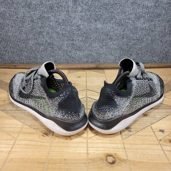 Nike Free RN Flyknit Oreo Gray White Black Running Shoes Men's 12 831069-100