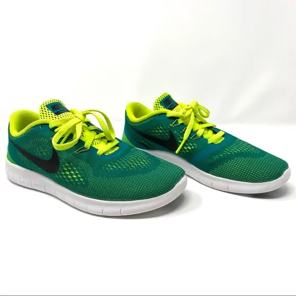 NIKE Free RN GS 'Rio Teal' Sneakers