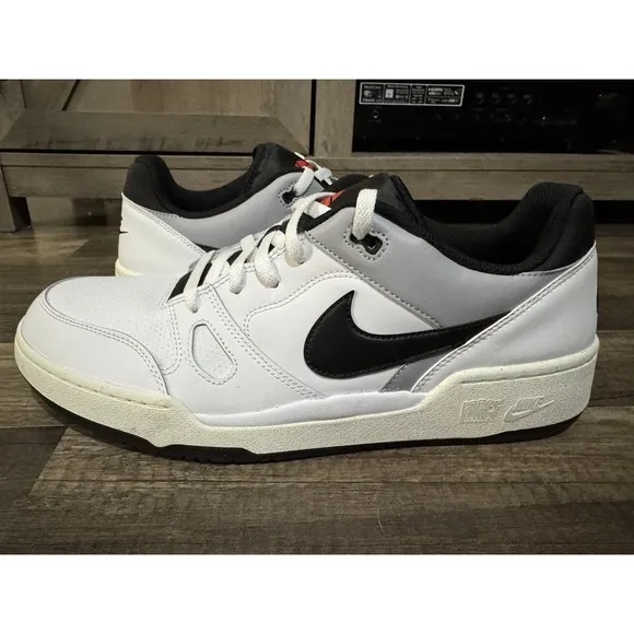 Nike Full Force Low Men's Basketball Shoe Athletic Sneakers White Trainer #2101