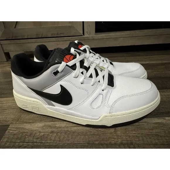 Nike Full Force Low Men's Basketball Shoe Athletic Sneakers White Trainer #2101