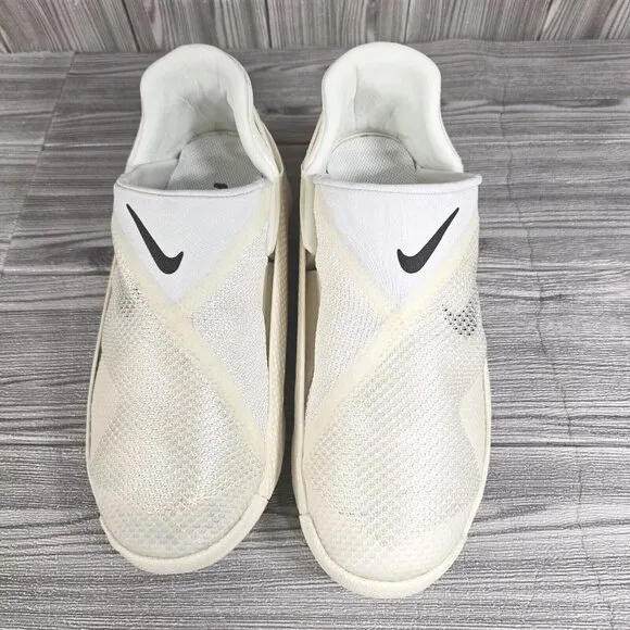 Nike Go Flyease Pale Ivory Sail Slip On Shoes - DR5540-105 - Women's Size 8