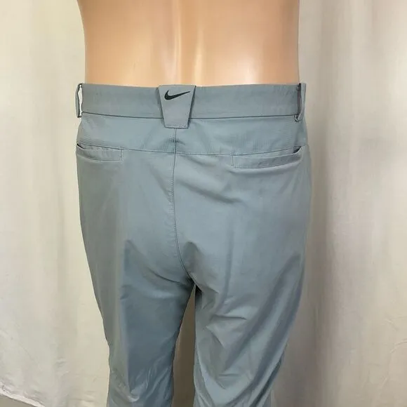 Nike Golf Men’s Dri Fit Chino Slim Fit Golf Gray / Blue Pants 36