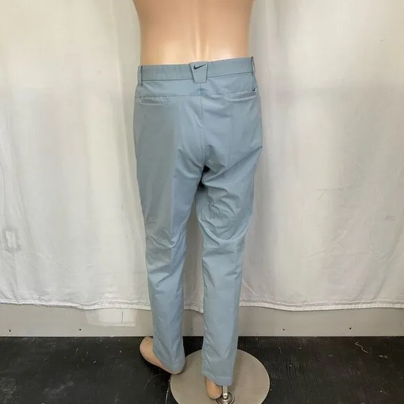 Nike Golf Men’s Dri Fit Chino Slim Fit Golf Gray / Blue Pants 36