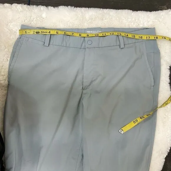 Nike Golf Men’s Dri Fit Chino Slim Fit Golf Gray / Blue Pants 36