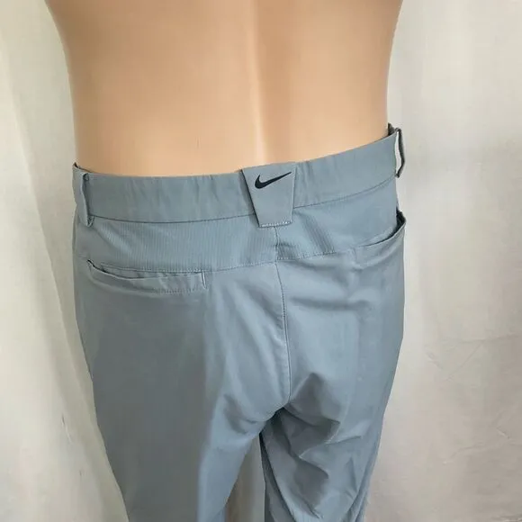 Nike Golf Men’s Dri Fit Chino Slim Fit Golf Gray / Blue Pants 36