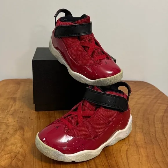 Nike Jordan 6 Rings Gym Red 10C Sneakers Running Shoes Slip On Velcro