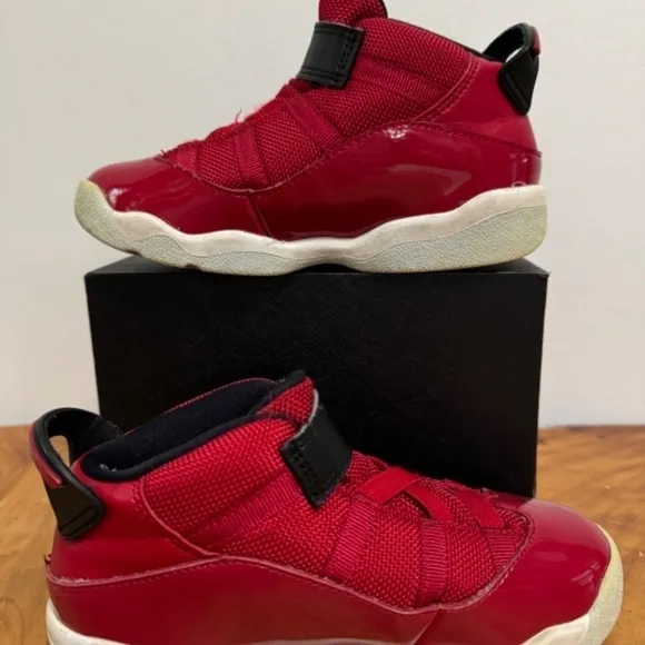 Nike Jordan 6 Rings Gym Red 10C Sneakers Running Shoes Slip On Velcro
