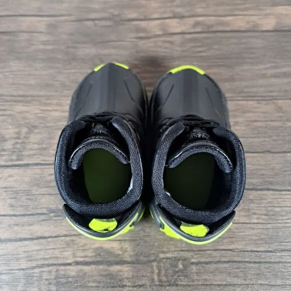 Nike Jordan Drip 23 Toddler Pull On Rain Boots Black Green Kids Sz 6 C (NWOB)