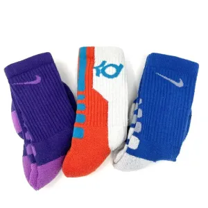 NIKE KD Elite Crew Socks   NIKE Elite Socks (Lot of 3)