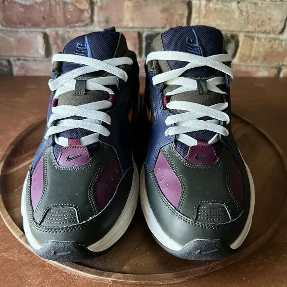 Nike M2K Tekno Midnight Navy Bordeaux Sequoia AV4789-401 Shoes Men's Size 11