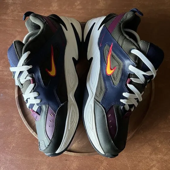 Nike M2K Tekno Midnight Navy Bordeaux Sequoia AV4789-401 Shoes Men's Size 11