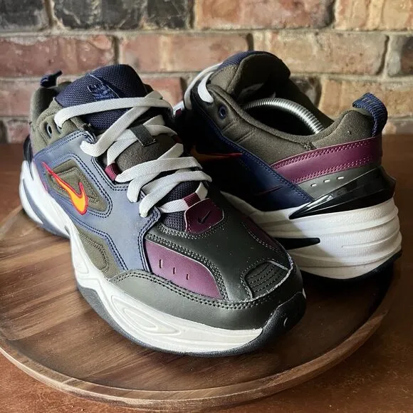 Nike M2K Tekno Midnight Navy Bordeaux Sequoia AV4789-401 Shoes Men's Size 11