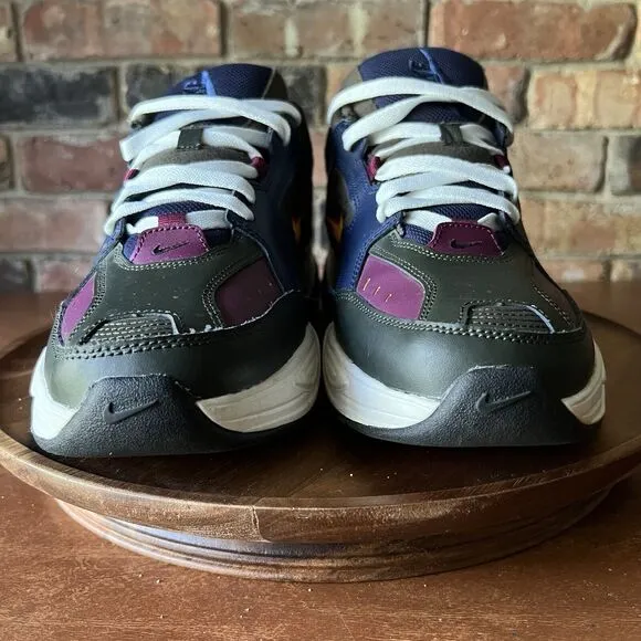 Nike M2K Tekno Midnight Navy Bordeaux Sequoia AV4789-401 Shoes Men's Size 11