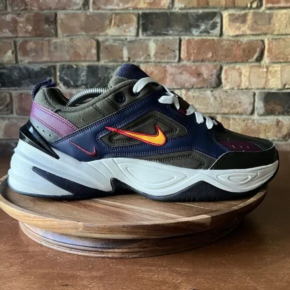 Nike M2K Tekno Midnight Navy Bordeaux Sequoia AV4789-401 Shoes Men's Size 11