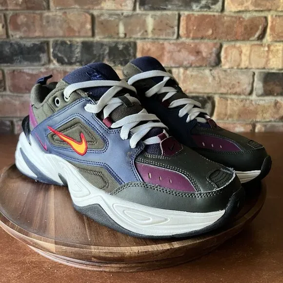 Nike M2K Tekno Midnight Navy Bordeaux Sequoia AV4789-401 Shoes Men's Size 11