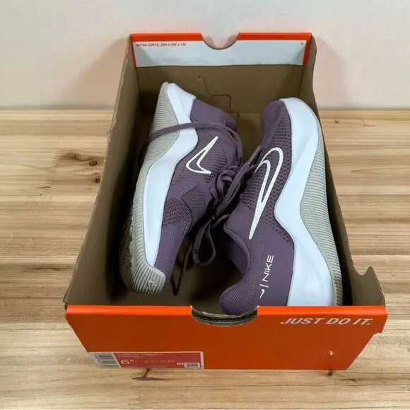 Nike MC Trainer 2 womens 6.5 Training gym shoes Violet Dust  new with box