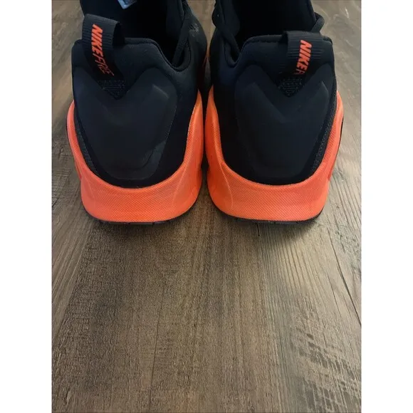 Nike Men Size 12 Free Metcon 6 Black Hyper Orange Training Gym Shoes FJ7127-004