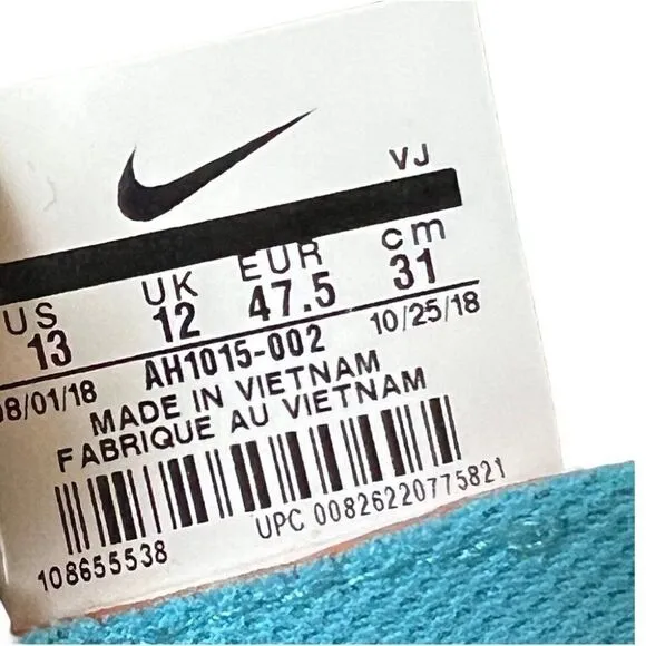 NIKE Men’s 13 ODYSSEY REACT 2 FLYKNIT Sneakers (AH1015 - 002) RUNNING Shoes