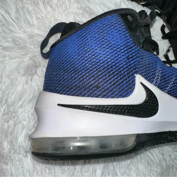 Nike Men's Air Max Infuriate Sneakers Size 8 Mid Royal Blue Black AA4438-004