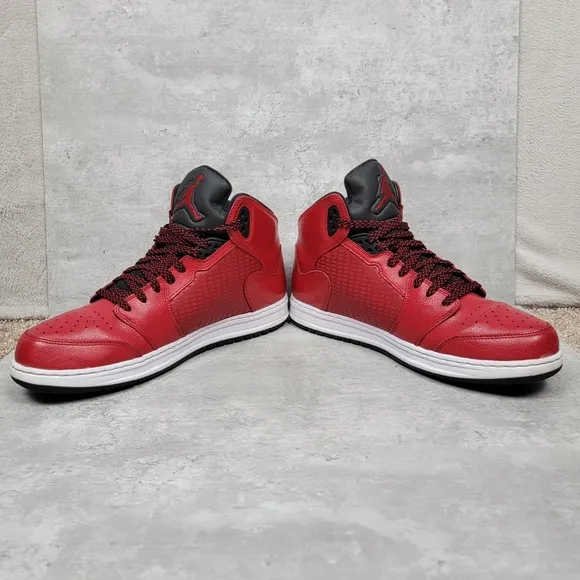 Nike Mens Basketball Shoes Size 12 Air Jordan 5 Prime Gym Red Black Sneakers