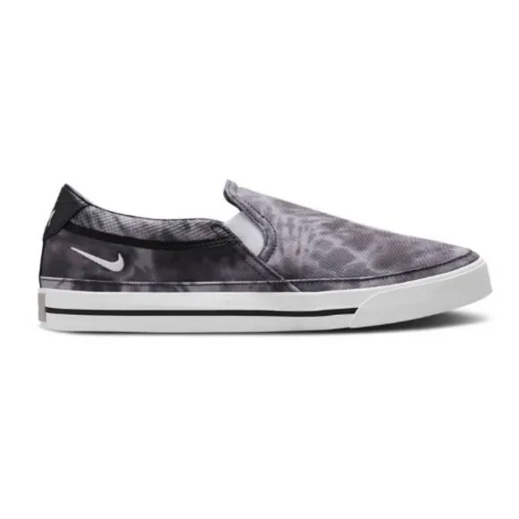Nike Men's Court Legacy Print Tie-Dye Grey Fog Shoes Sneakers Size 10
