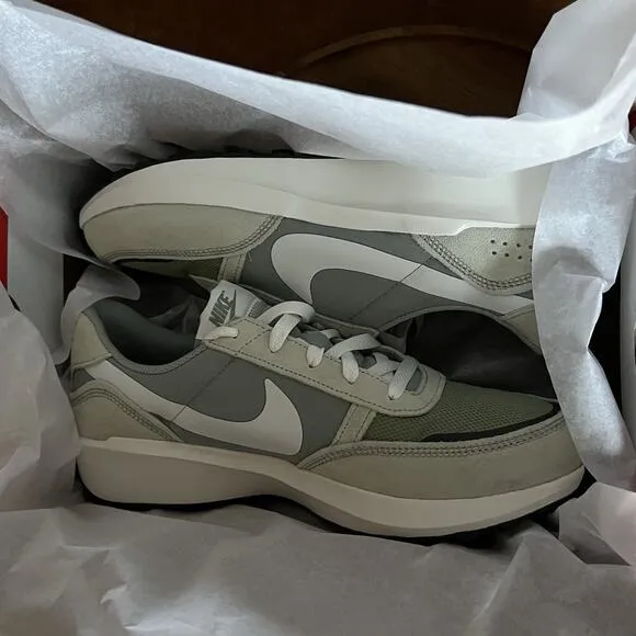 Nike Men's Waffle Nav Suede Jade Horizon Green Comfort Sneakers Shoes Size 10.5