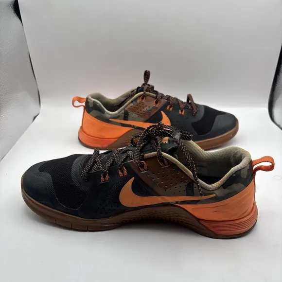 Nike Metcon 1 Amps Camo CrossFit Weightlifting Cross Training Workout Size 8.5M