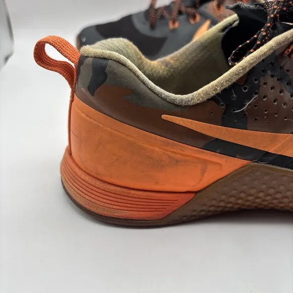 Nike Metcon 1 Amps Camo CrossFit Weightlifting Cross Training Workout Size 8.5M