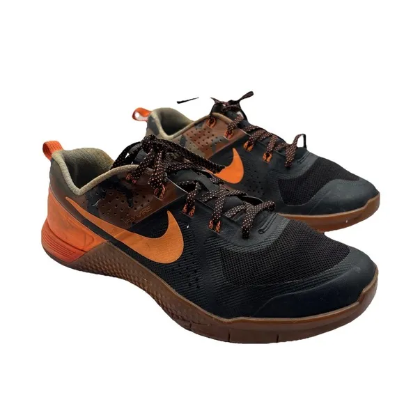 Nike Metcon 1 Amps Camo CrossFit Weightlifting Cross Training Workout Size 8.5M